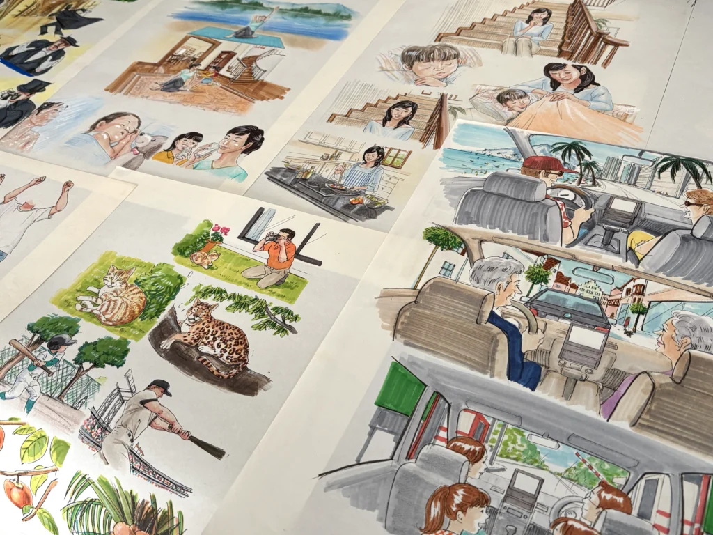 story board illustrations