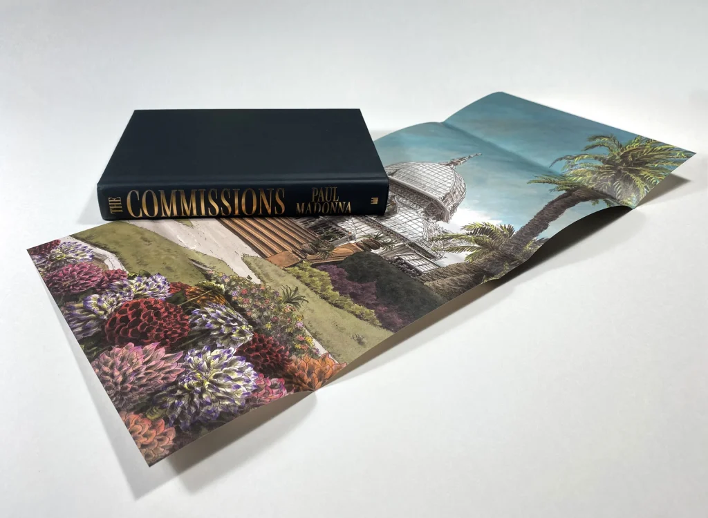 Paul Madonna - Books - The-Commissions_Book-Interior+Jacket-Inside_Angle