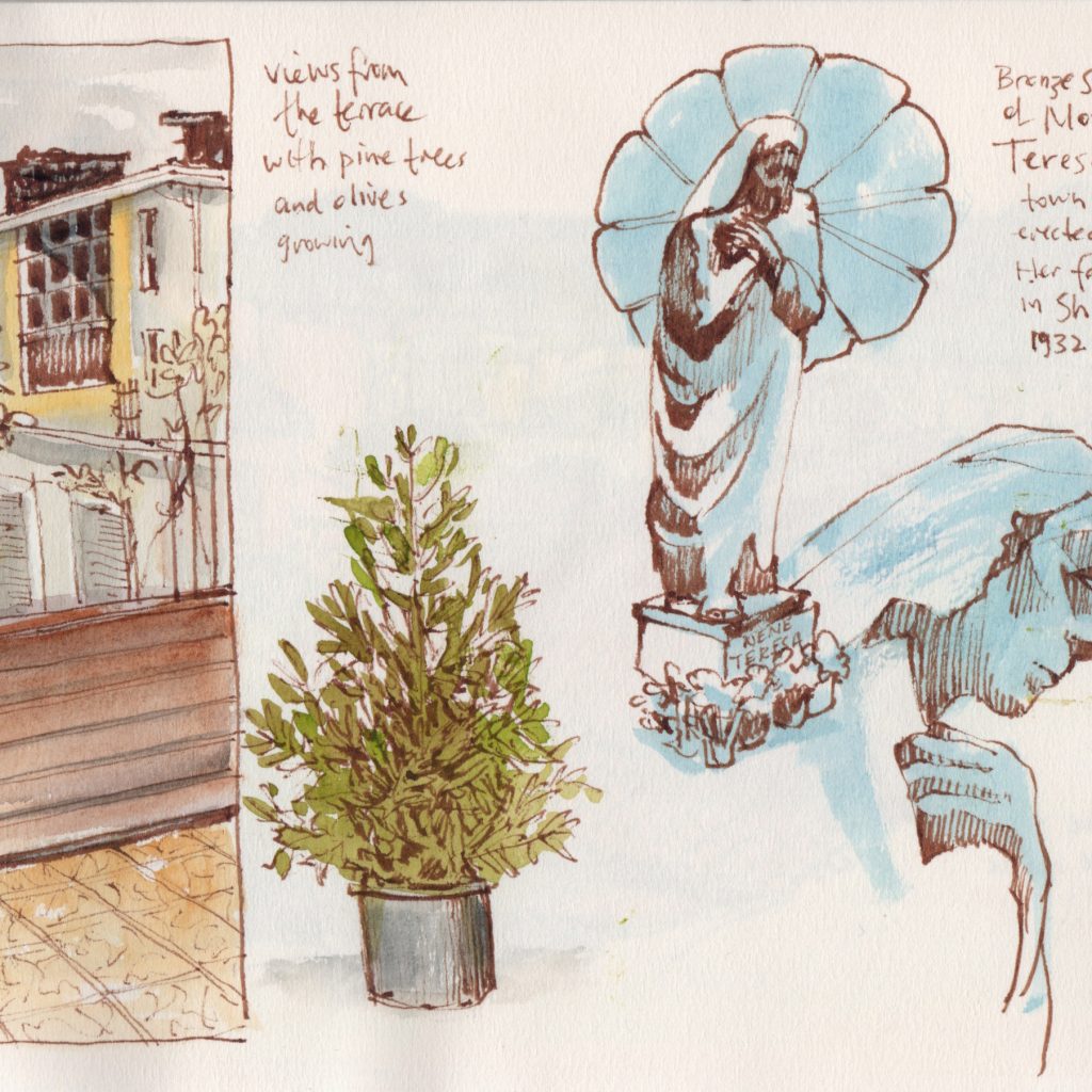 artist talk image 2 Kosovo sketchbook deb mostert