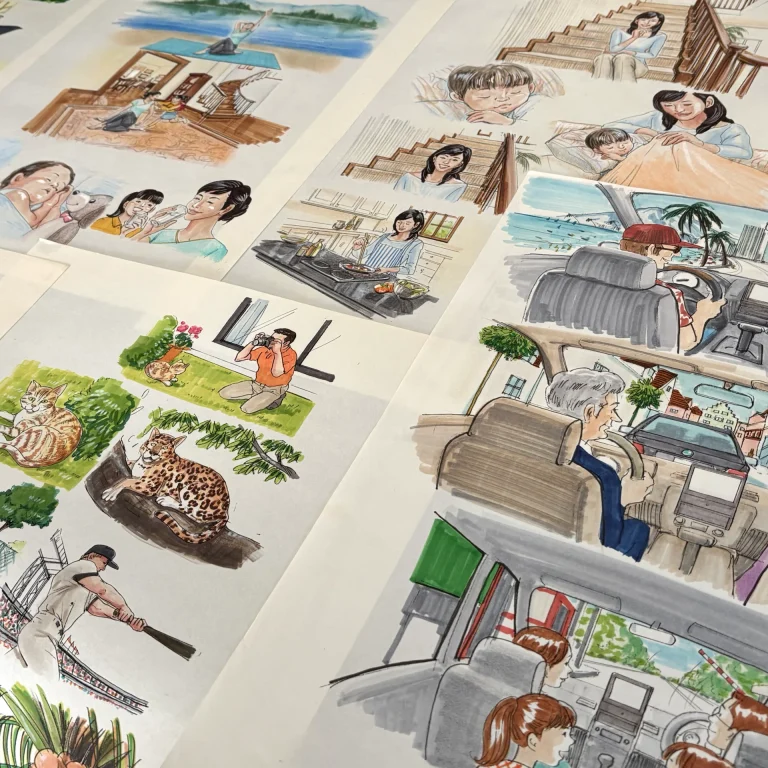 story board illustrations